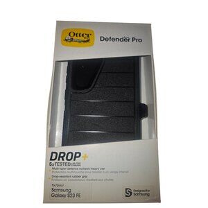 OtterBox - Defender Series Case for Samsung Galaxy S23 FE - Black